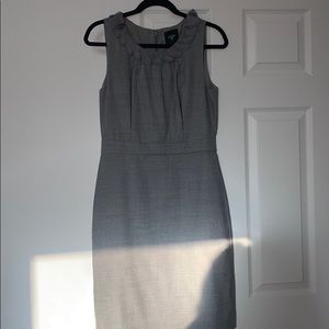 Grey jcrew suit dress